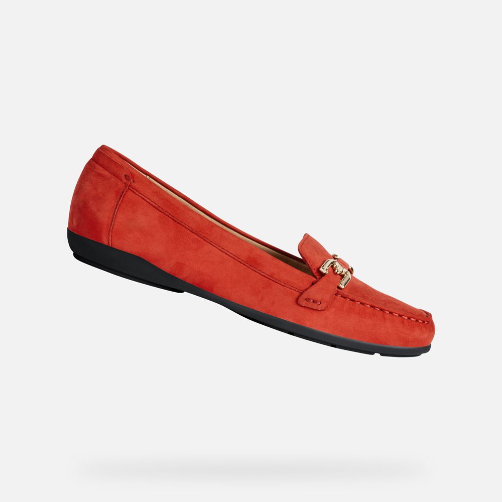 Mocassins Geox Senhora Vermelhas - Annytah - UCDAS8327